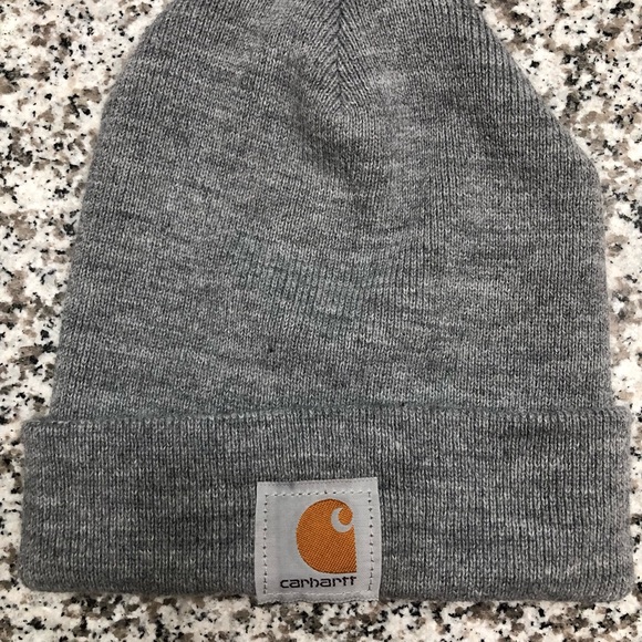 Carhartt Acrylic Beanie Knit Men's Stocking Cap Warm Winter Hat Authentic A205 - Picture 1 of 2